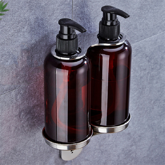 Wall Mounted 304 SUS Stainless Steel Shower Gel Soap Dispenser