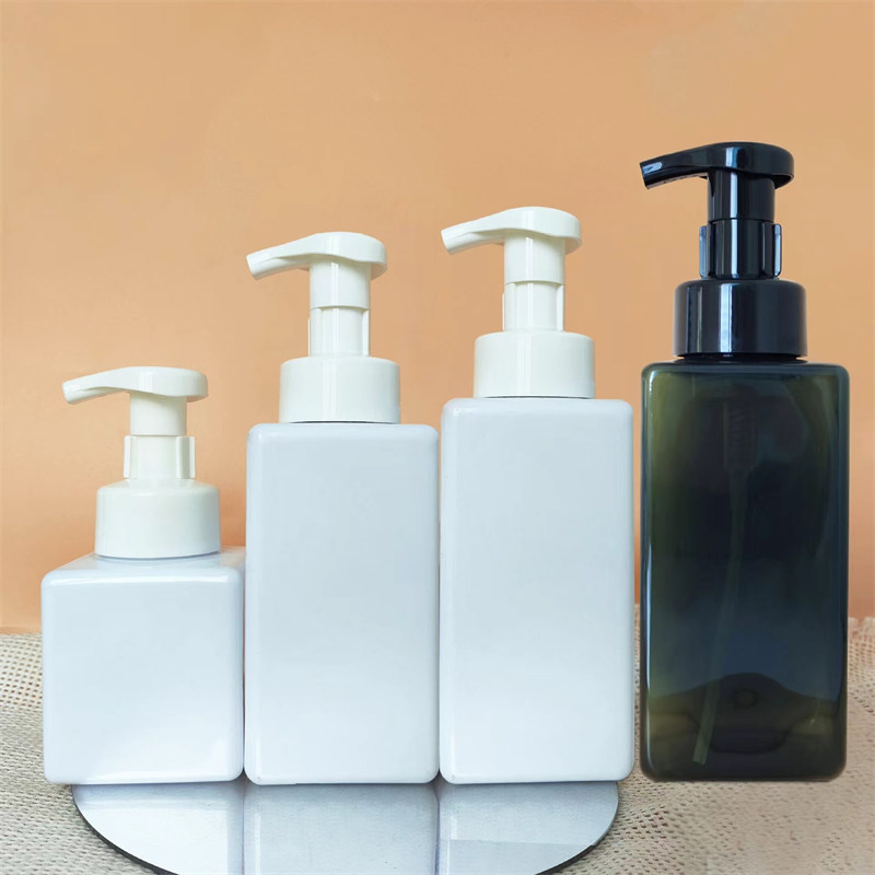 YZEN-BO-82 Square cosmetic package bottle with pump