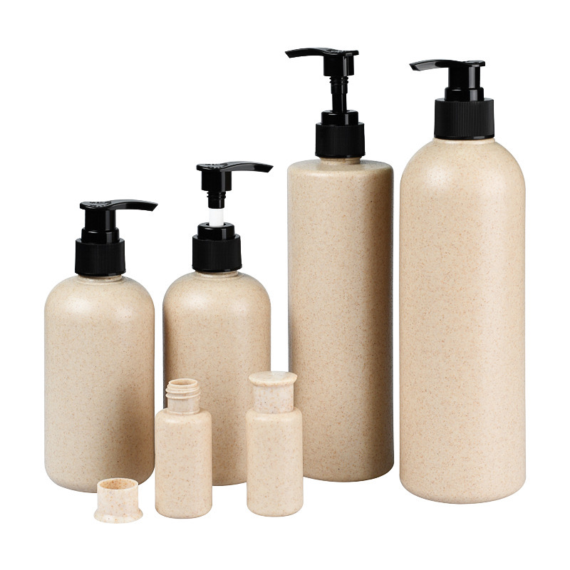 YZEN-BO-83 Wheat straw cosmetics bottle body lotion 