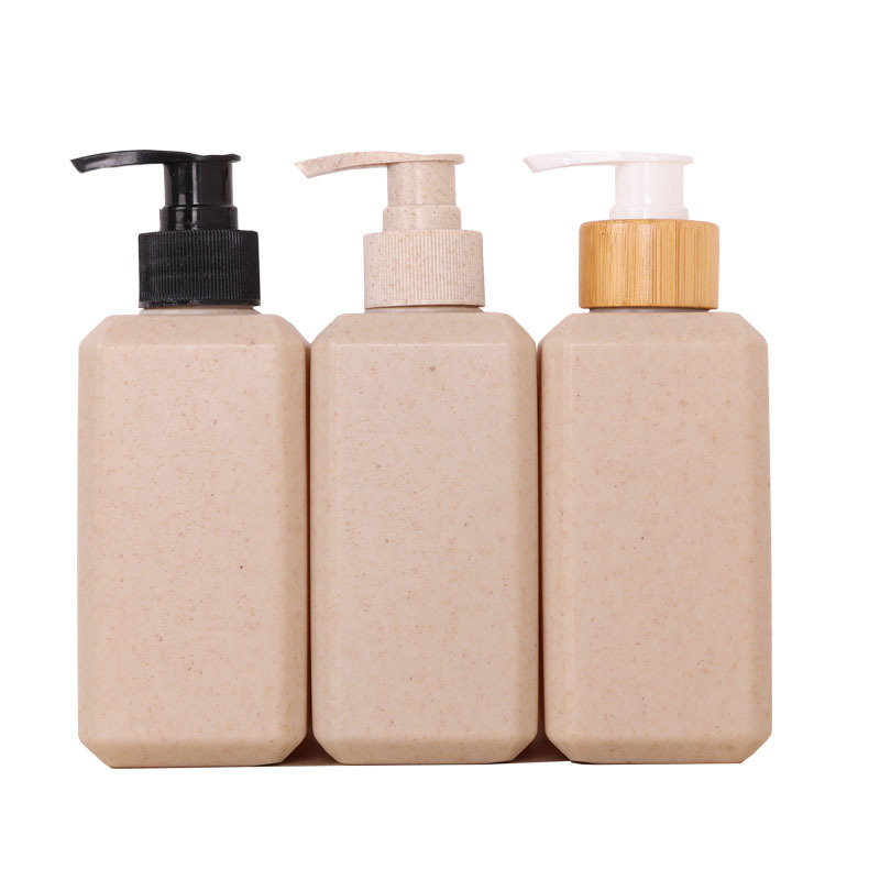 YZEN-BO-93 Straw cosmetic bottle square shoulder