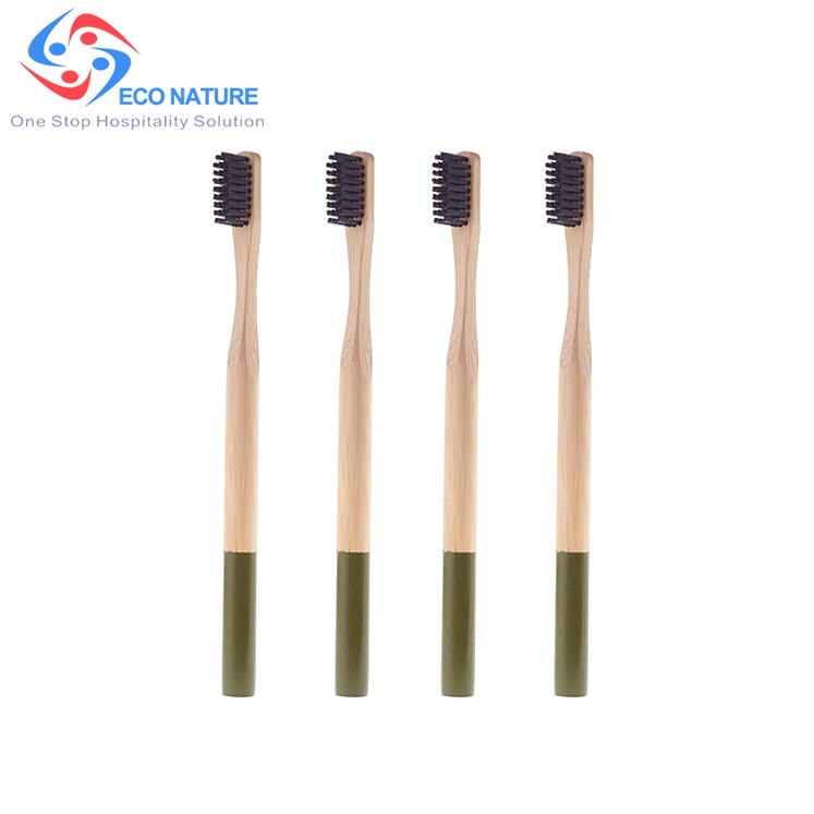 Bamboo Toothbrush with Charcoal Bristles