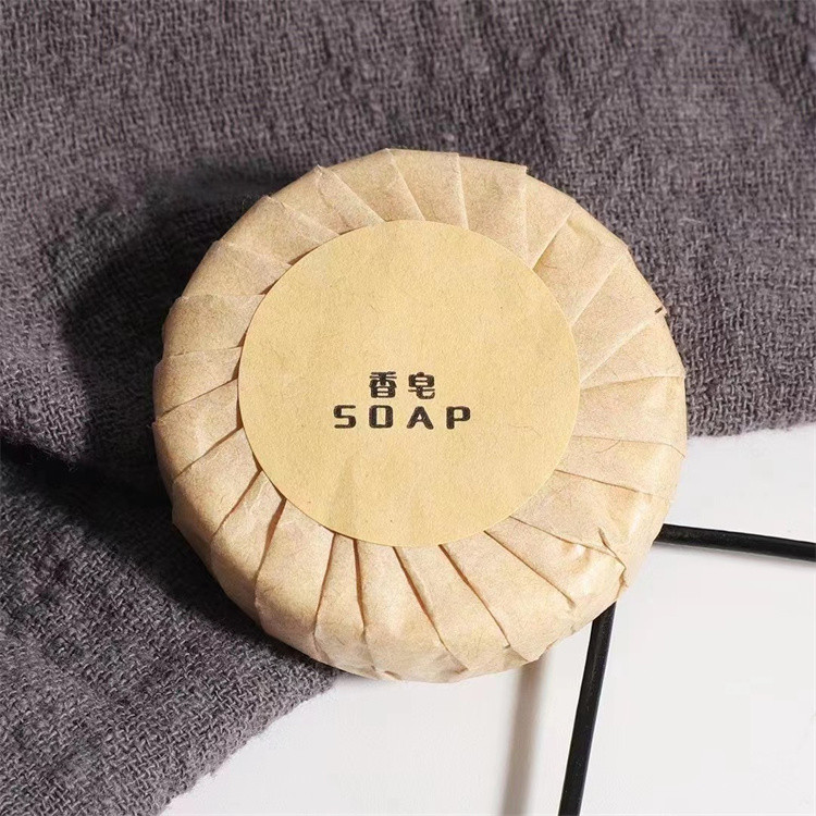 YZEN-SO-56 kraft paper wrapped mini  soap 15g