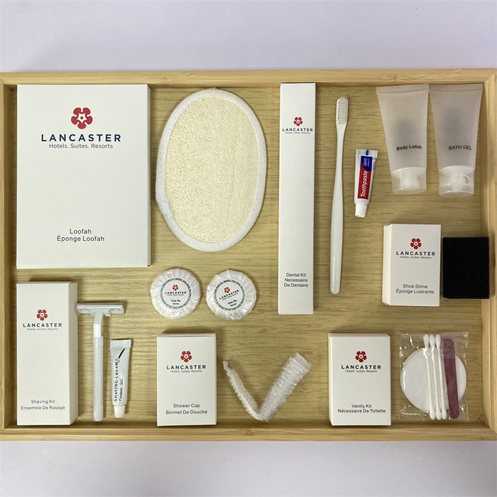 Hotel Amenity Kit 5 Star Hotel Amenities Set For Bathroom Dental Kit and Soap