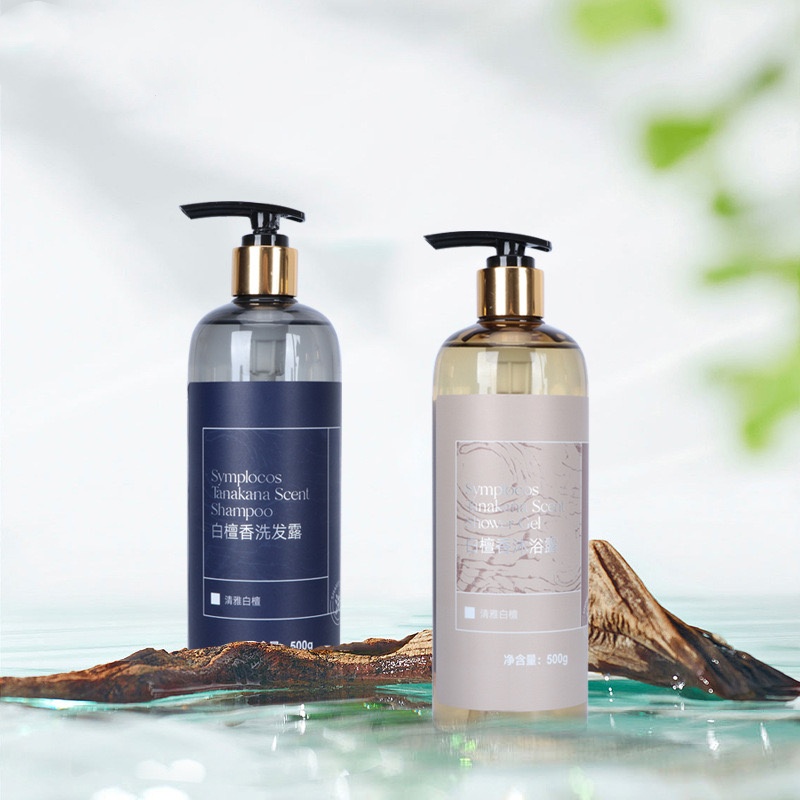 YZEN-BO-108 elegant hotel shampoo shower gel bottle