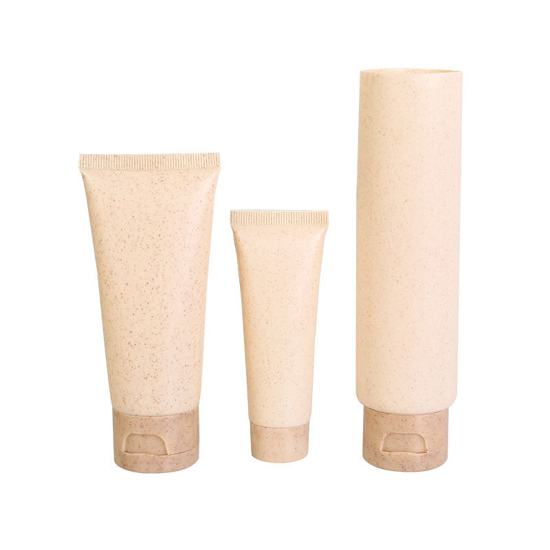 Customized 30ml wheat straw Hotel Amenities Cosmetic Shampoo Shower Gell Tube Disposable