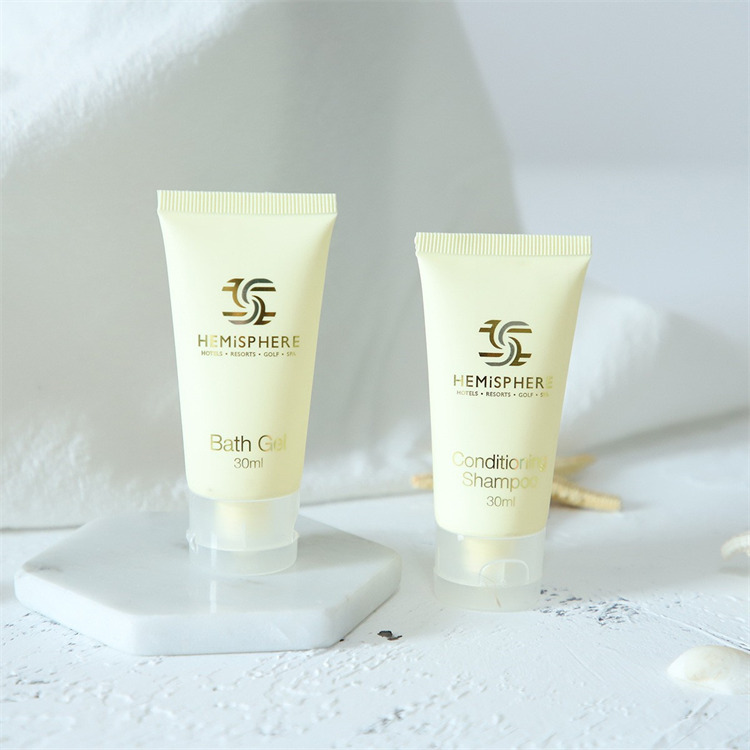 Manufacturer Customized logo Shampoo and Conditioner Soft Tube for Hotel Toiletries Set