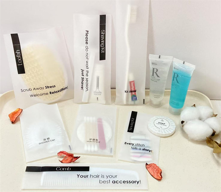 Hotel Supplies Disposable Hotel Toiletries Luxury Customized Hotel Bathroom Amenities Set Kit